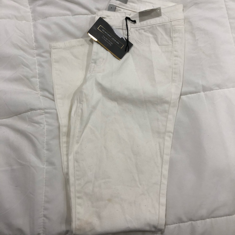 white jeans